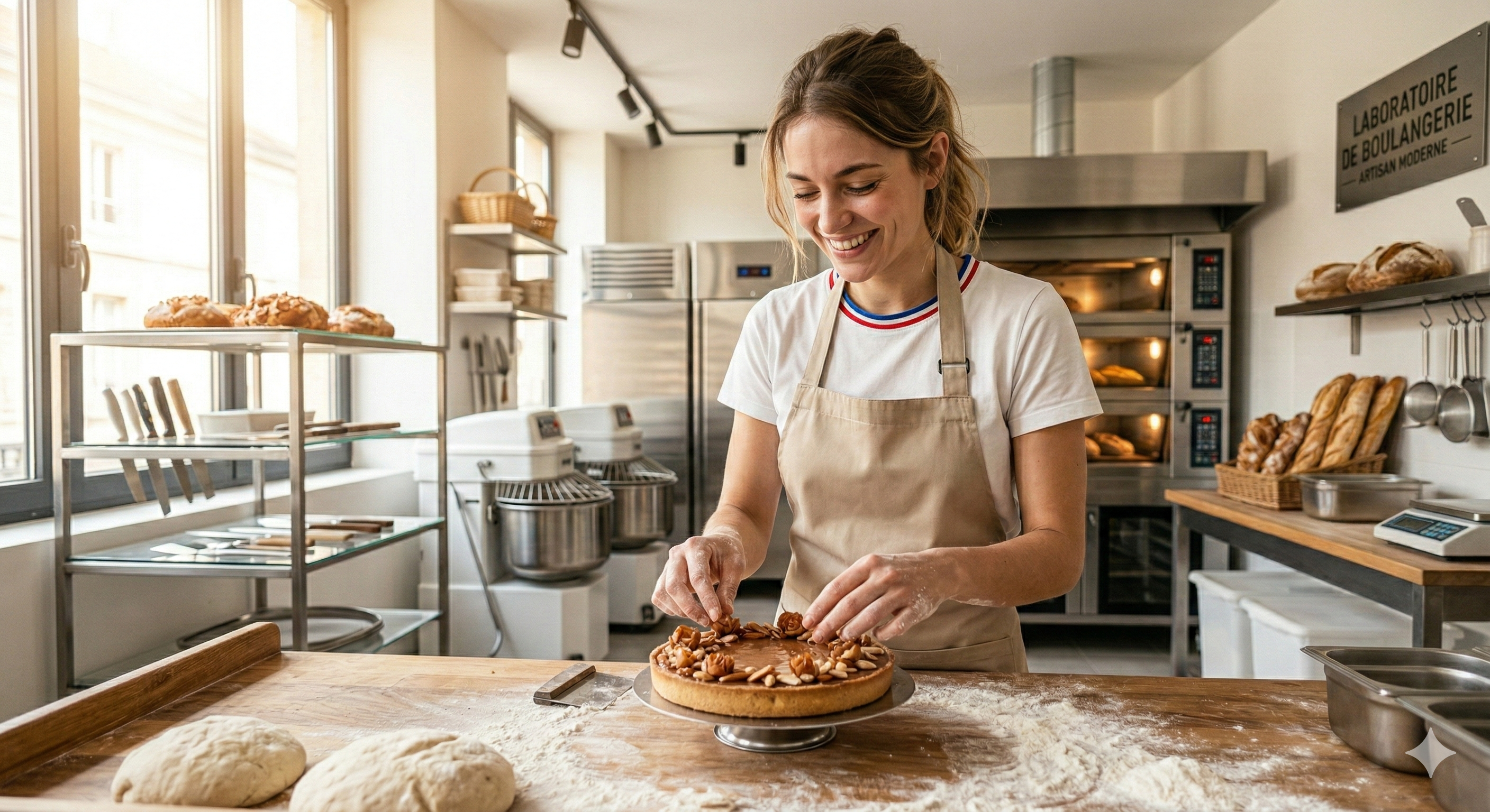 Emma Dumont au fournil