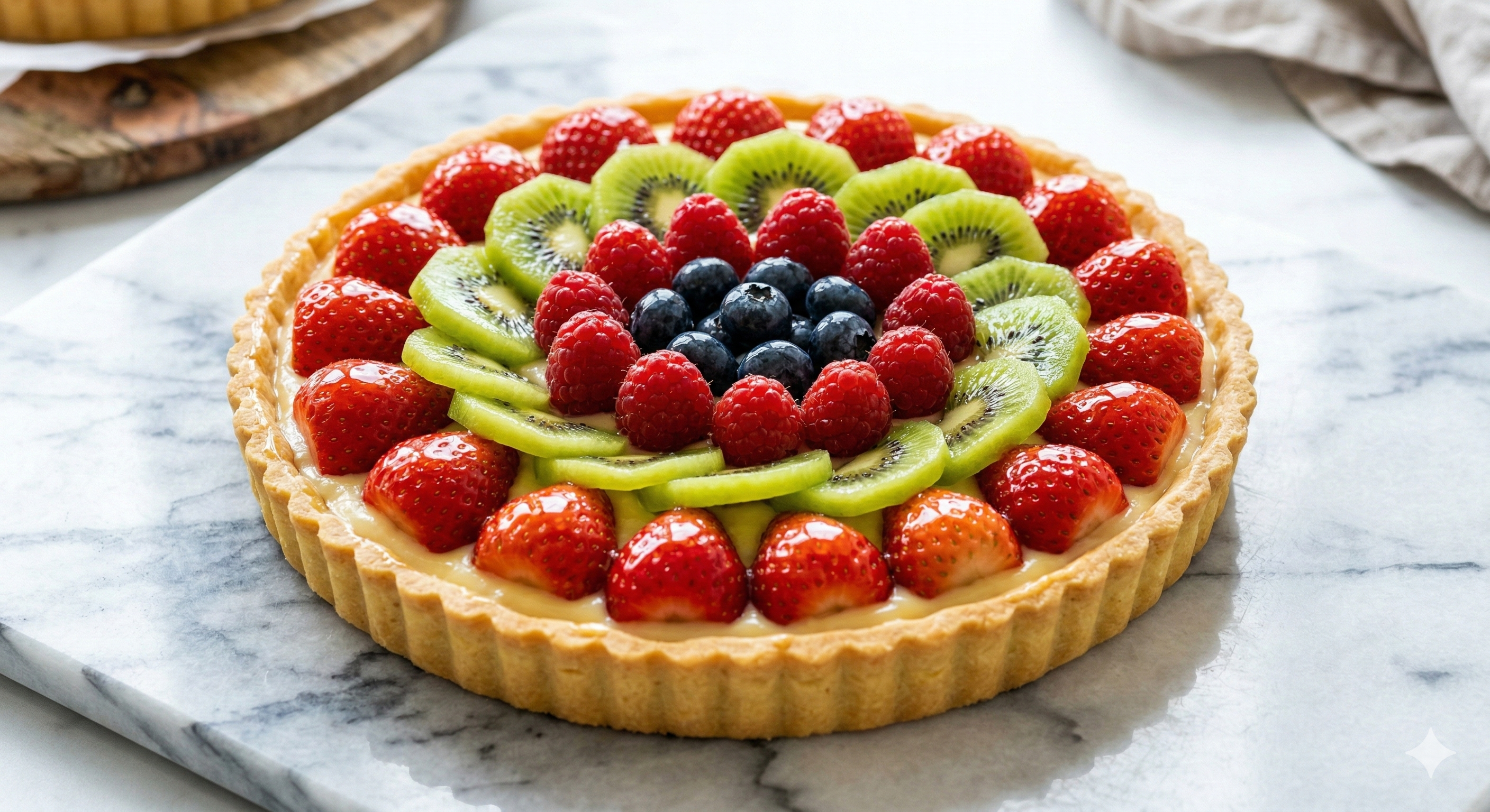 Tarte aux fruits de saison