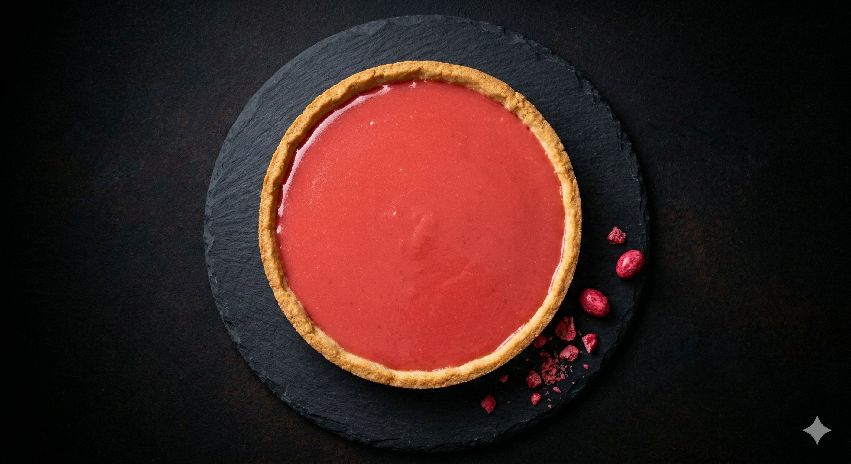 Tarte aux pralines roses