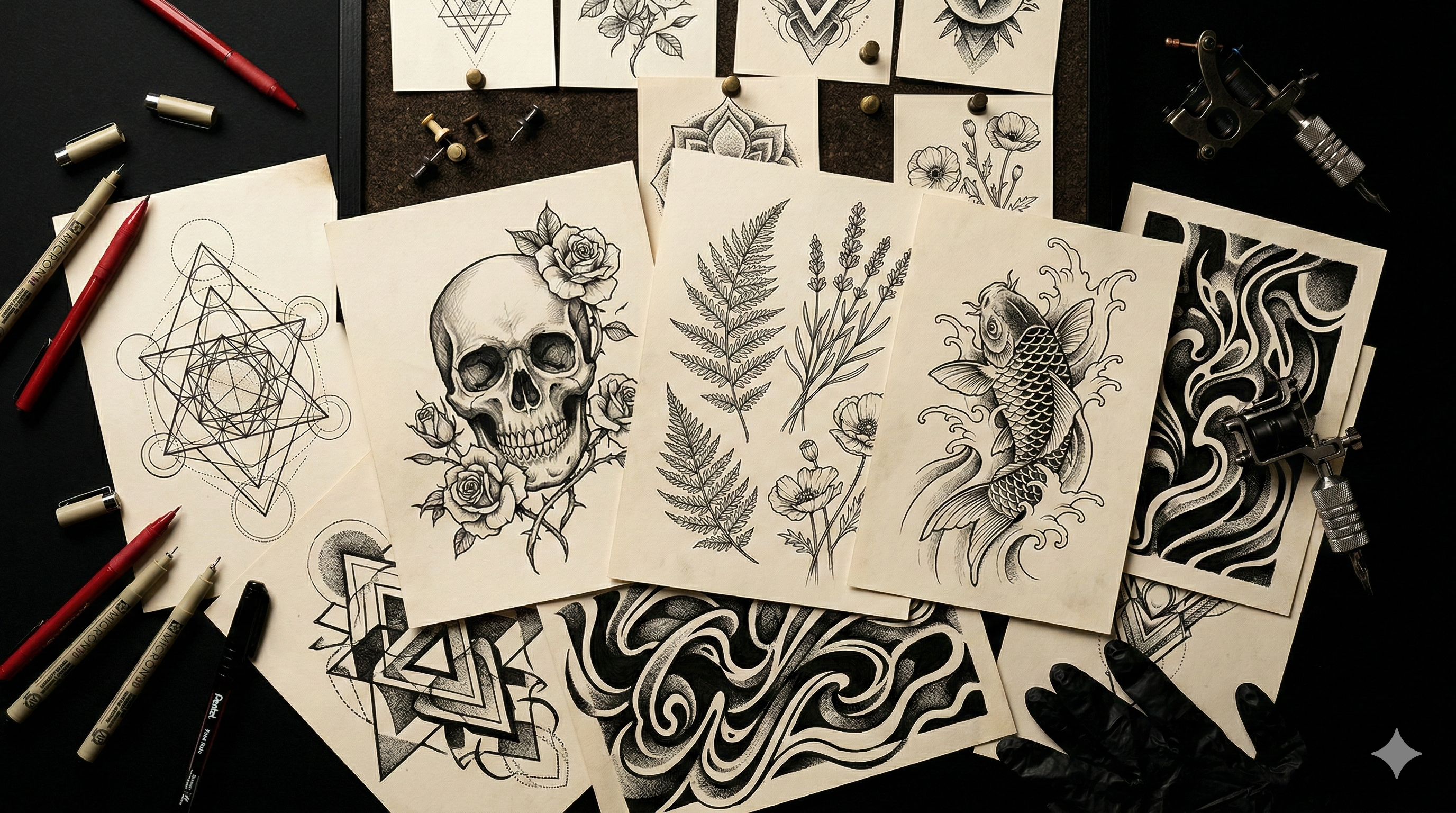 Tattoo flash art collection